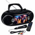 Naxa 7” Bluetooth TV DVD Boombox with Mic Black - Refurbished Jupiter Gear Home