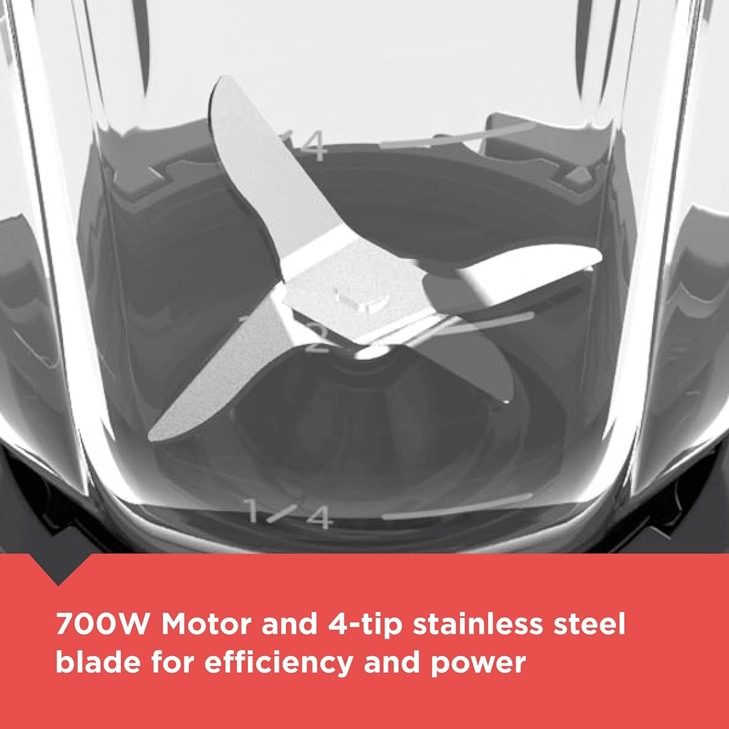 Black &amp; Decker 10-Speed 700W 4-Blade Countertop Glass Jar Blender Jupiter Gear Home