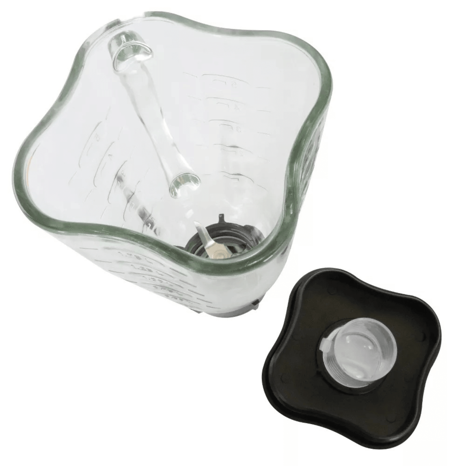 Oster 6-Piece Square Glass Blender Jar Replacement Kit for Oster Blenders Jupiter Gear Home