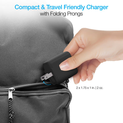 Naztech 20W PD Wall Charger + USB-C to USB-C 4ft Cable Jupiter Gear Home