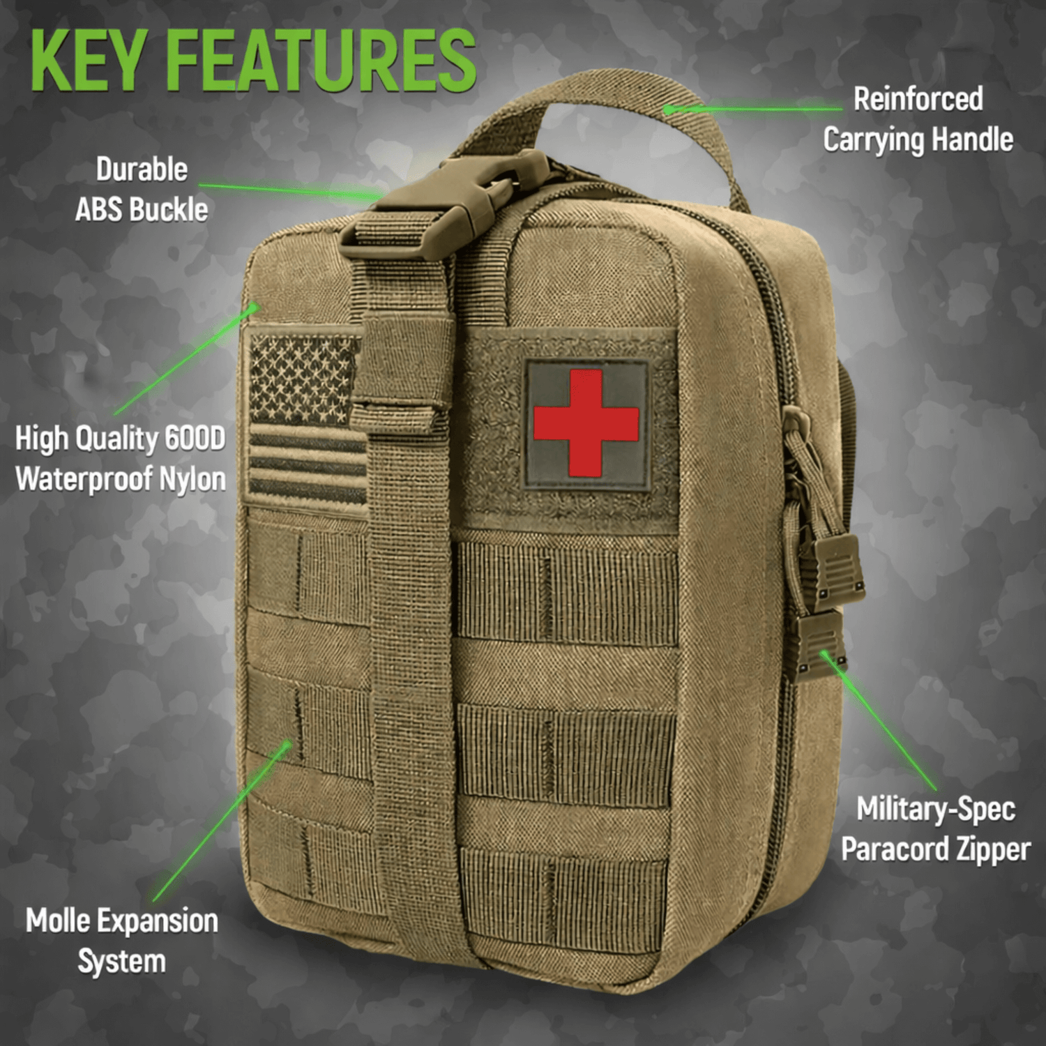 XGear Tactical Small Tactical First Aid Bag IFAK Pouch Jupiter Gear Home