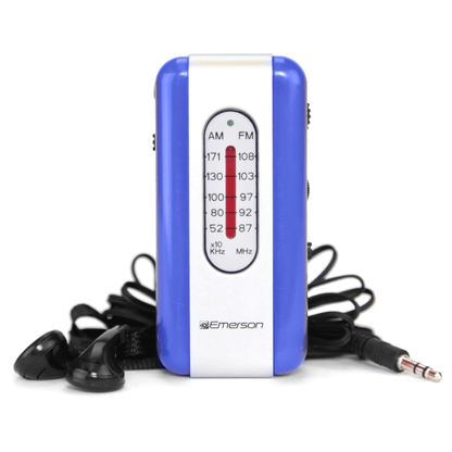Emerson Portable AMFM Radio with Earbuds and Wide Frequency Range of Stations Jupiter Gear Home