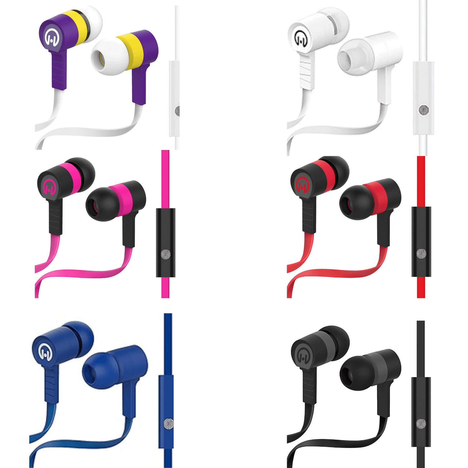 HyperGear Low Ryder Earphones w Mic 3.5mm Jupiter Gear Home