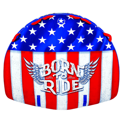 WOW Watersports Born to Ride 3 Person 3P Towable with Soft Top and EZ Tow Jupiter Gear Home