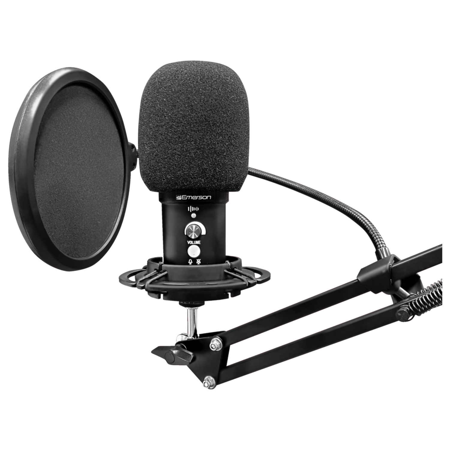 Emerson USB Gaming and Streaming Condenser Microphone Jupiter Gear Home