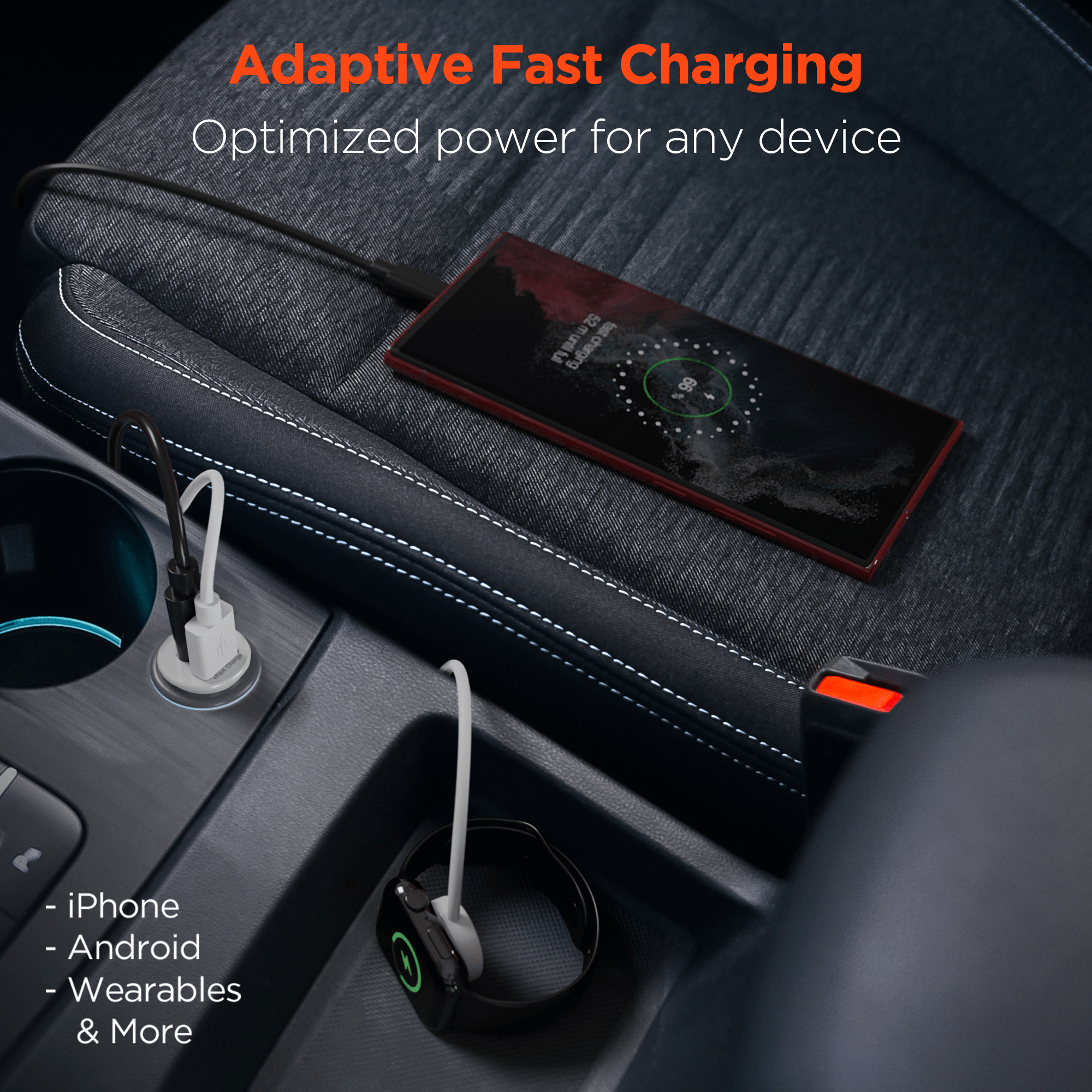 HyperGear Mini 20W USB-C PD + 18W USB Fast Car Charger Jupiter Gear Home