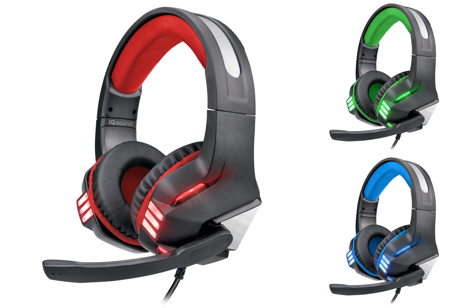 Supersonic Pro-Wired Gaming Headset with Great Stereo Surround Sound Effect (IQ-480G) Jupiter Gear Home