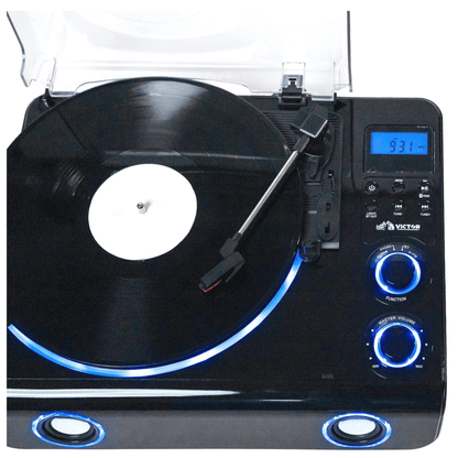Victor Beacon Hybrid 5-in-1 Turntable System - Refurbished Jupiter Gear Home
