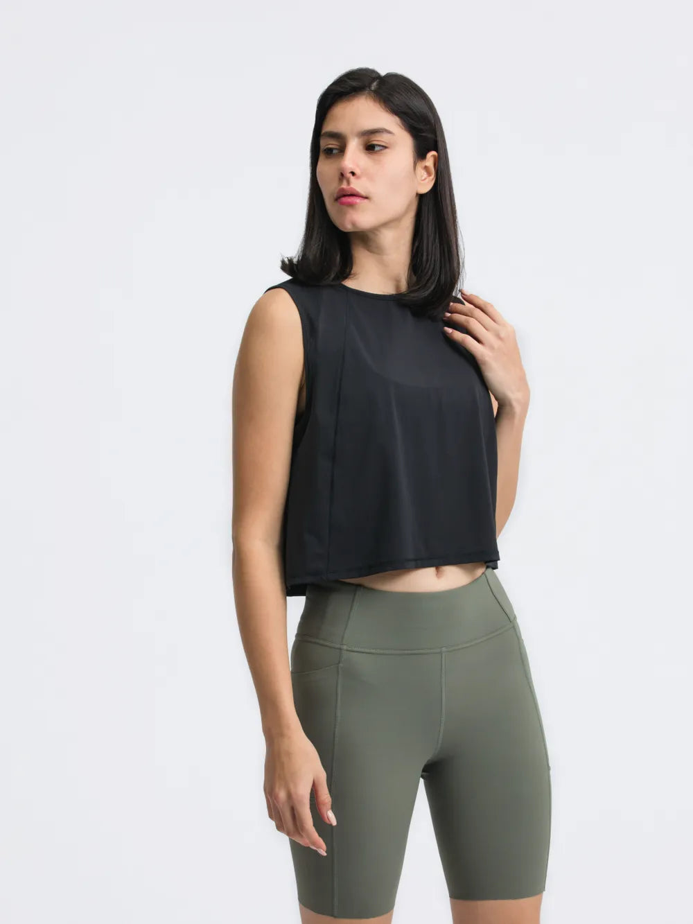 JupiterGear Round-Neck Cropped Tank Jupiter Gear Home