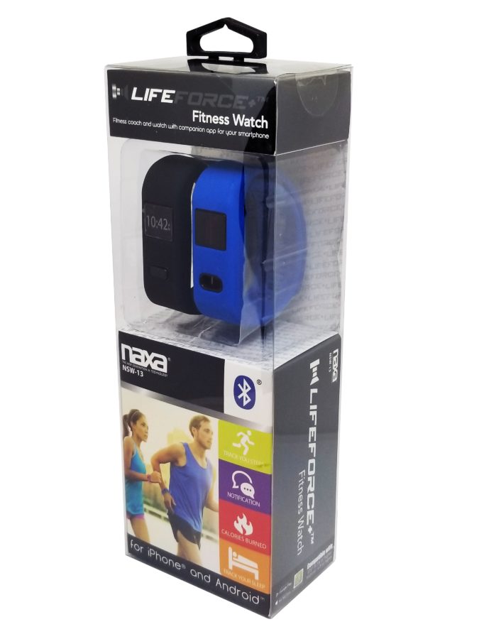 Naxa LifeForce+ Fitness Watch for iPhone and Android Jupiter Gear Home