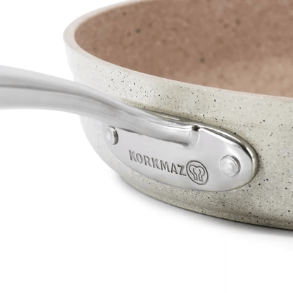 Korkmaz Granita 9.5-Inch Non-Stick Aluminum Fry Pan and Tava Jupiter Gear Home