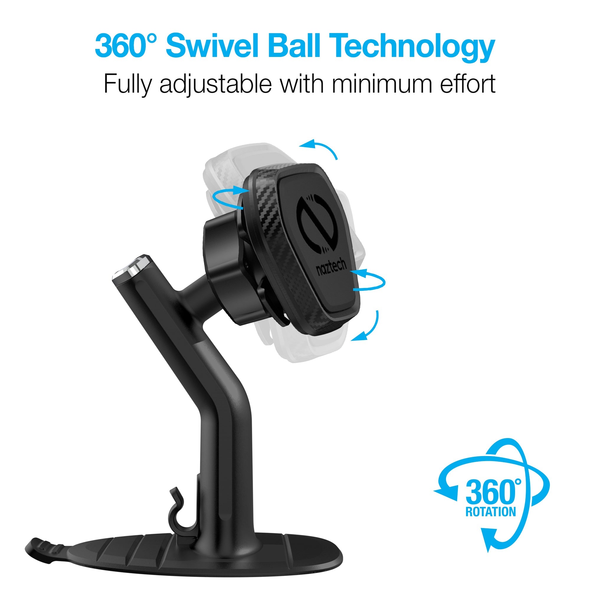 Naztech MagBuddy Elite Dash Mini Mount with Flexible Base Jupiter Gear Home