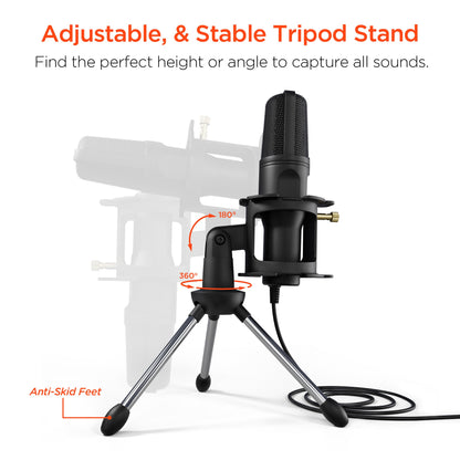 HyperGear Sound Advantage Pro-Audio Hi-Def Condenser Microphone Jupiter Gear Home