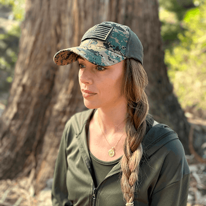 JupiterGear Military-Style Tactical Patch Hat with Adjustable Strap | Breathable &amp; Unisex Jupiter Gear Home