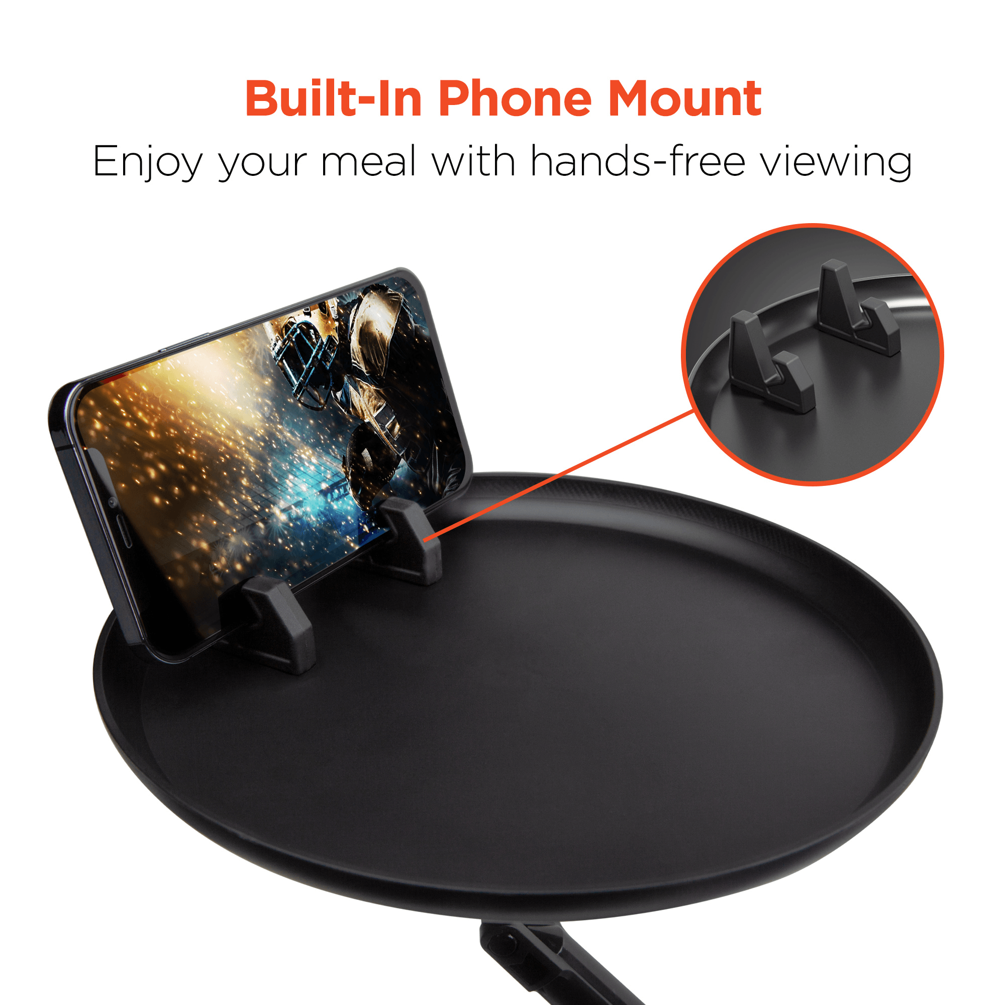 HyperGear Car Caddy Cup Holder Swivel Tray Expandable w Phone Mount Jupiter Gear Home
