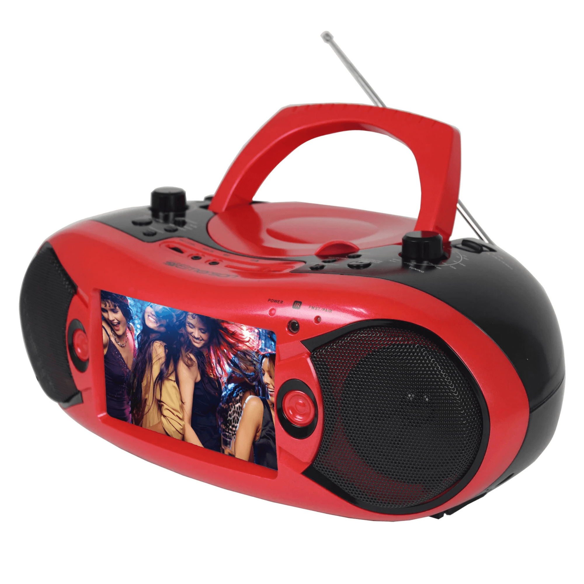 Emerson 7" Bluetooth DVD Boombox with AMFM Radio &amp; Digital TV Jupiter Gear Home
