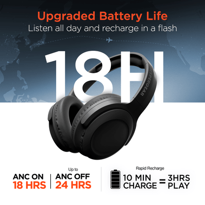 HyperGear Stealth2 ANC Wireless Headphones Jupiter Gear Home