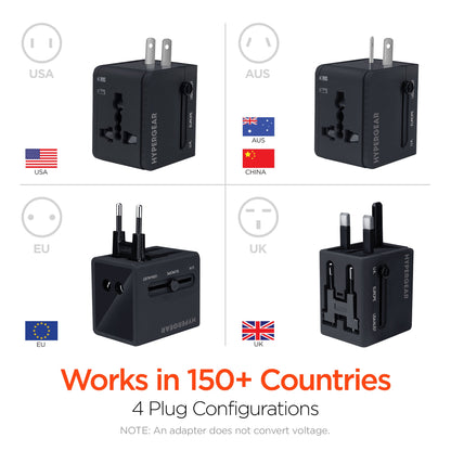 HyperGear All-in-one World Travel Adapter Jupiter Gear Home