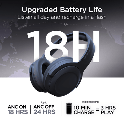 HyperGear Stealth2 ANC Wireless Headphones Jupiter Gear Home