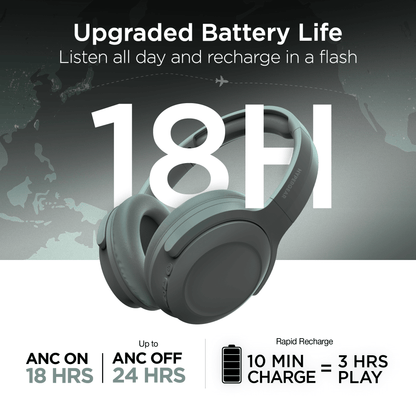 HyperGear Stealth2 ANC Wireless Headphones Jupiter Gear Home