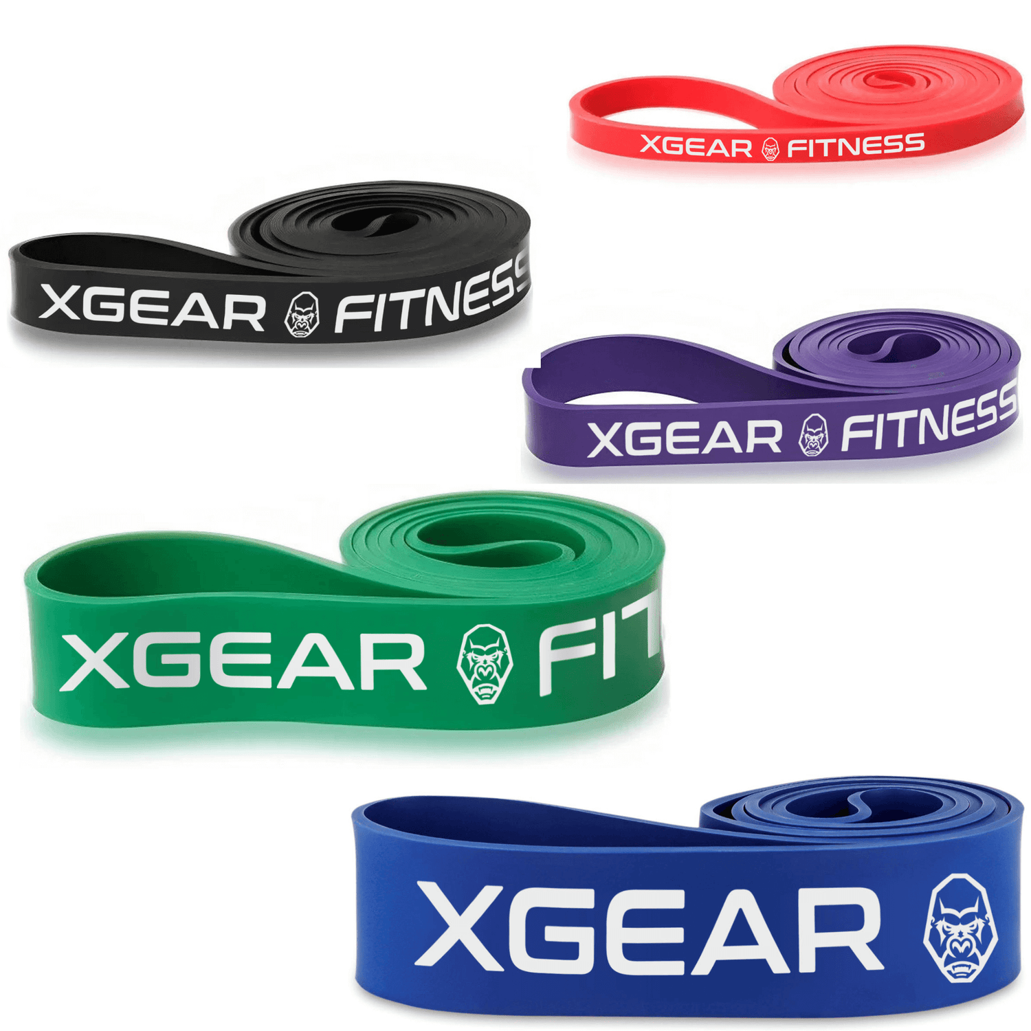 XGear Fitness XG-PRO Heavy Duty Exercise Resistance Bands Jupiter Gear Home