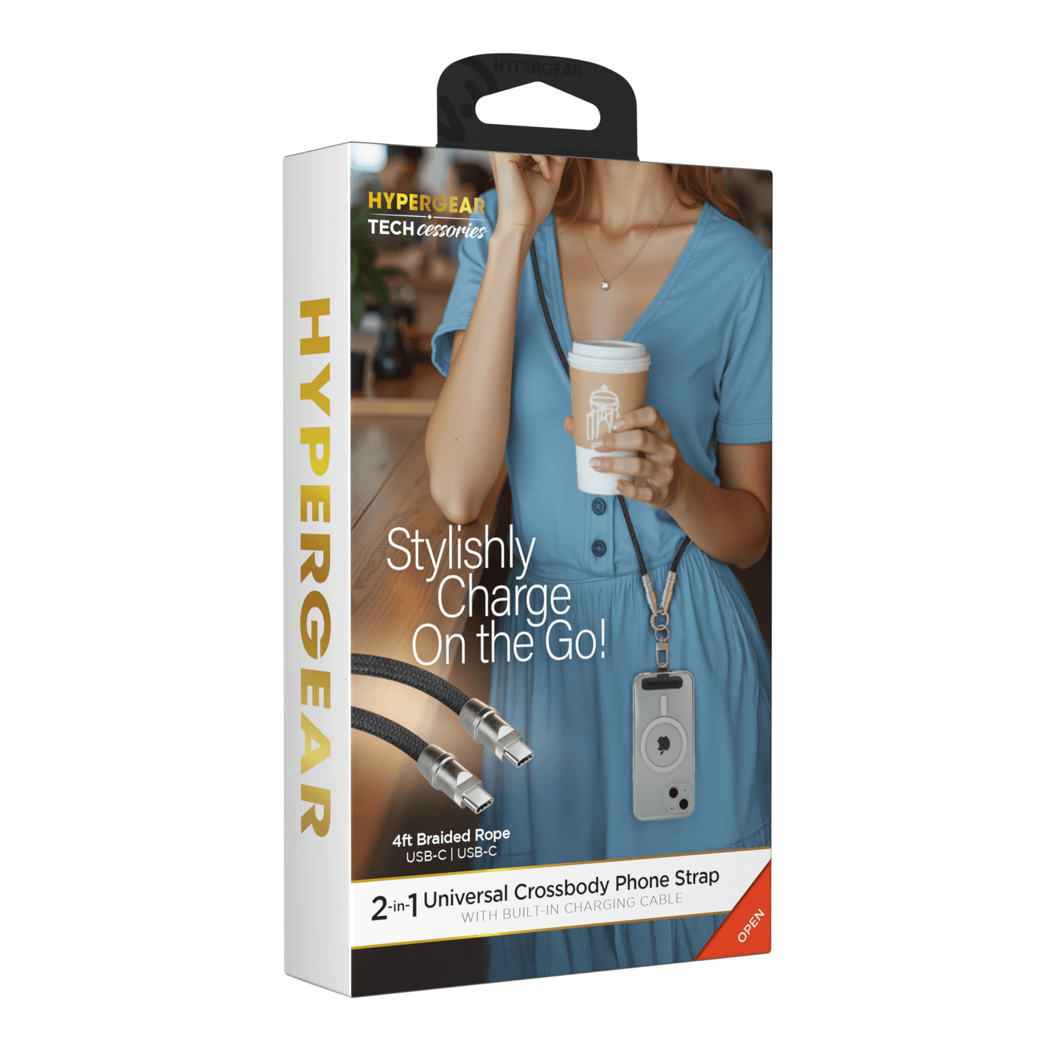 HyperGear 2-in-1 Universal Crossbody Phone Strap and Charging Cable Jupiter Gear Home