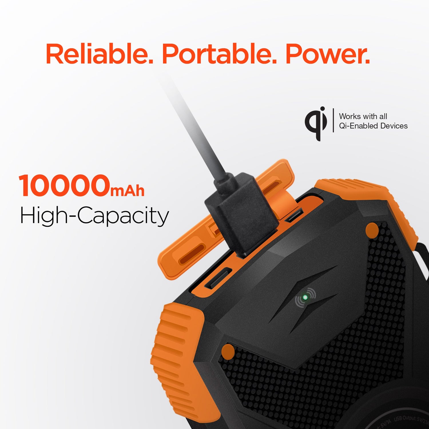 HyperGear Solar 10000mAh Wireless Power Bank Jupiter Gear Home