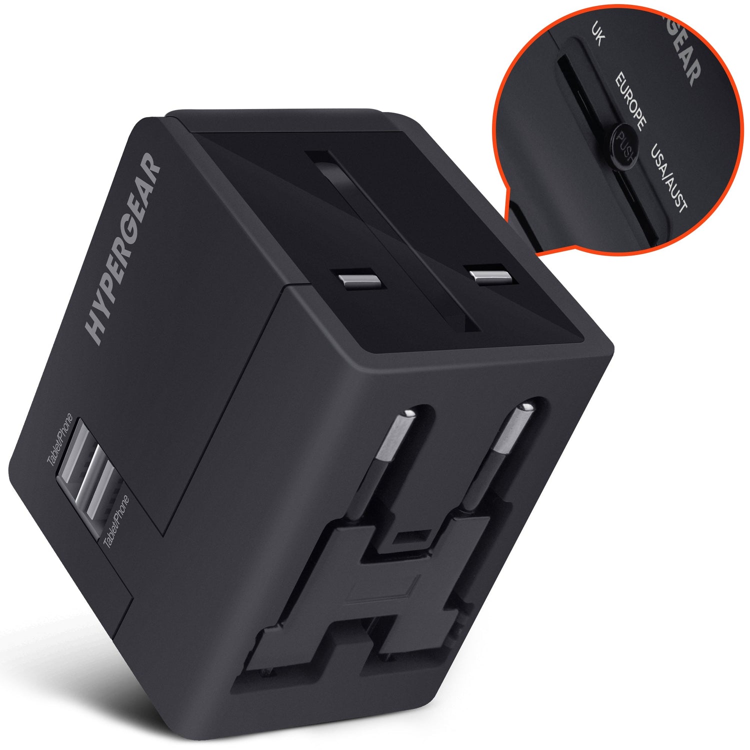 HyperGear All-in-one World Travel Adapter Jupiter Gear Home