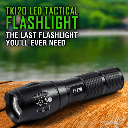 EcoGear FX TK120 LED Tactical Flashlight with Strobe 2-Pack Jupiter Gear Home