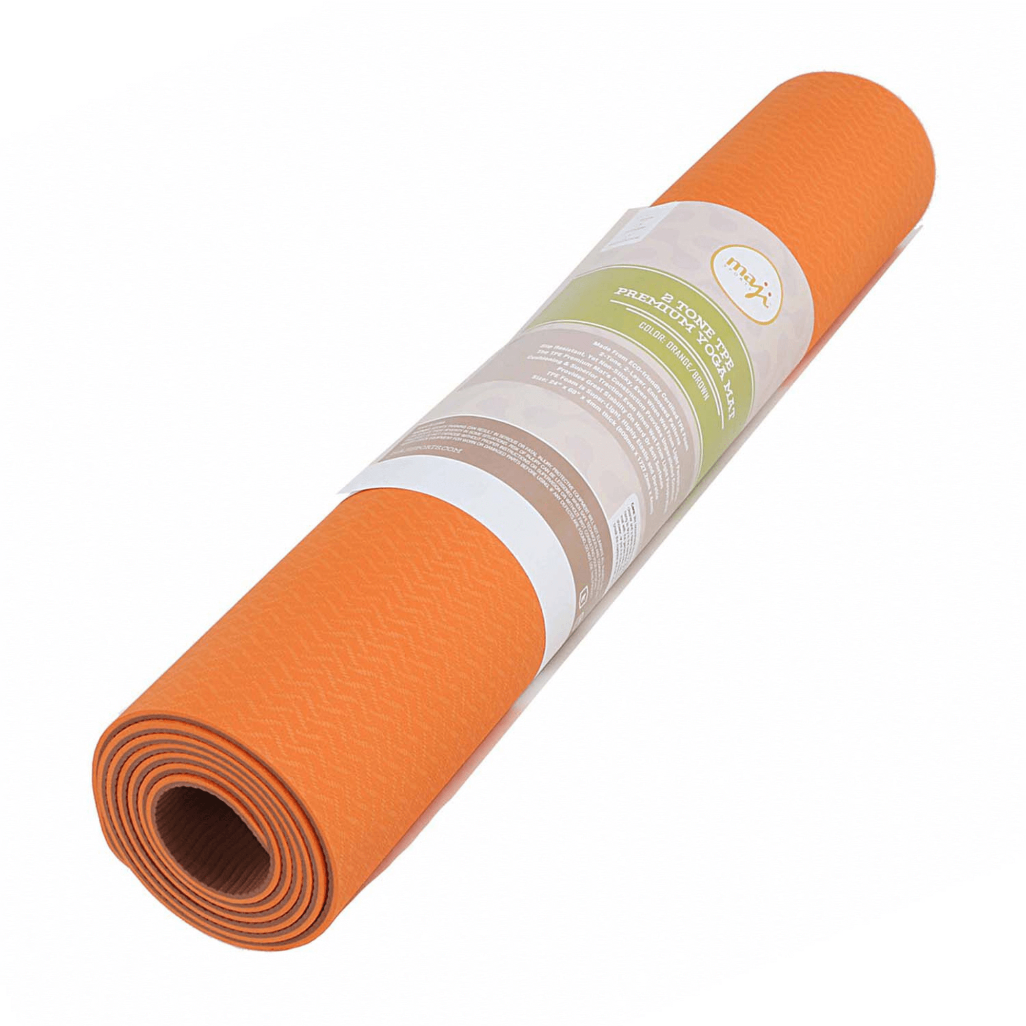 Maji Sports 2 Tone TPE Premium Yoga Mat Jupiter Gear Home