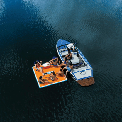 WOW Watersports Drop Stitch Vacation Station Dock w Deckpad Jupiter Gear Home