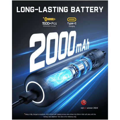 Fanttik NEX S1 Pro 3.7V Cordless Electric Power Screwdriver Kit - REFURBISHED Jupiter Gear Home