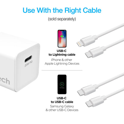 Naztech 20W PD Mini Fast Wall Charger Jupiter Gear Home