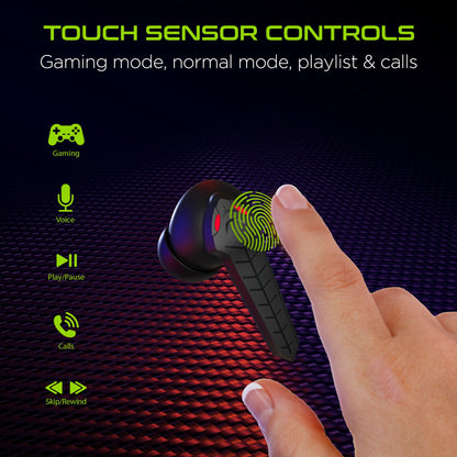 HyperGear CobraStrike True Wireless Gaming Earbuds with No Lag Audio Jupiter Gear Home