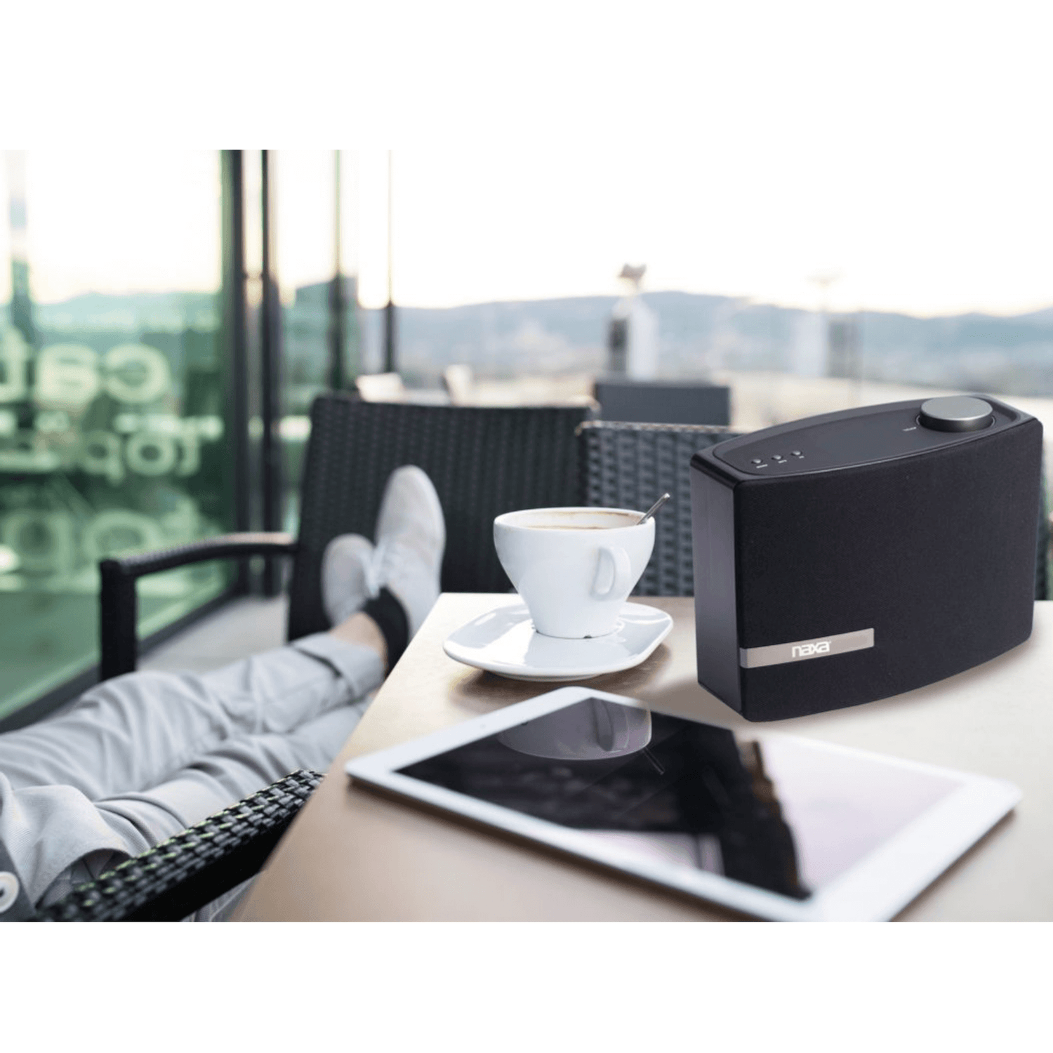 Naxa Multi-Room Bluetooth Speaker with Voice Control - Refurbished Jupiter Gear Home