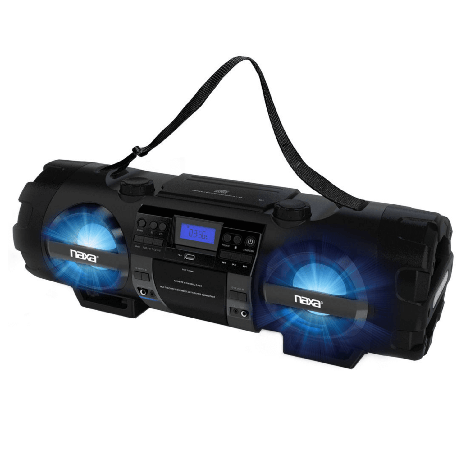 Naxa MP3/CD Bass Reflex Bluetooth Boombox - Refurbished Jupiter Gear Home