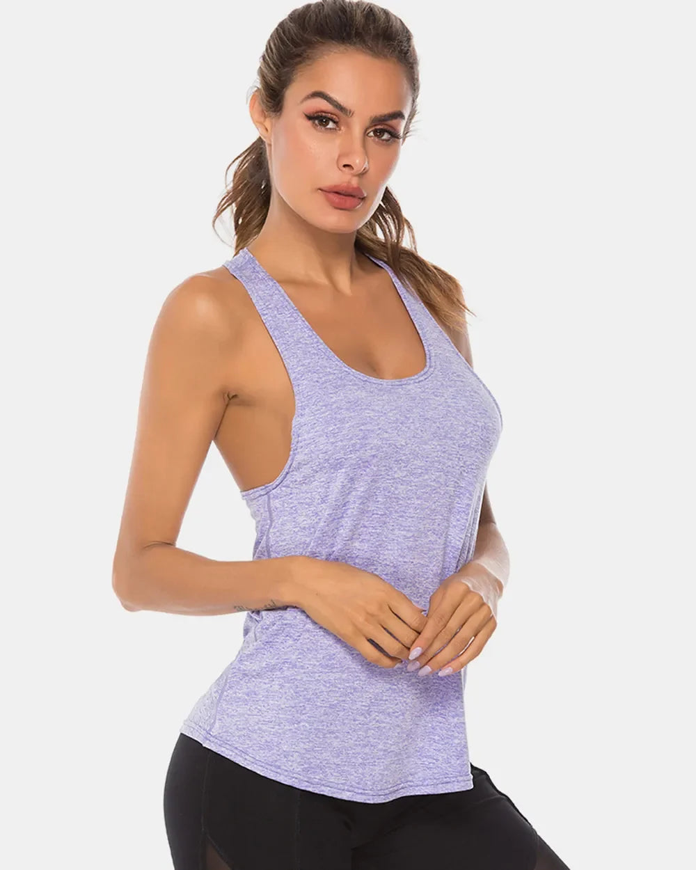 JupiterGear Scoop-Neck Long Tank Top Jupiter Gear Home