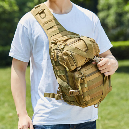 JupiterGear Tactical Military Sling Backpack 15L Shoulder Bag Molle Outdoor Daypack Backpack with Adjustable Strap Jupiter Gear Home