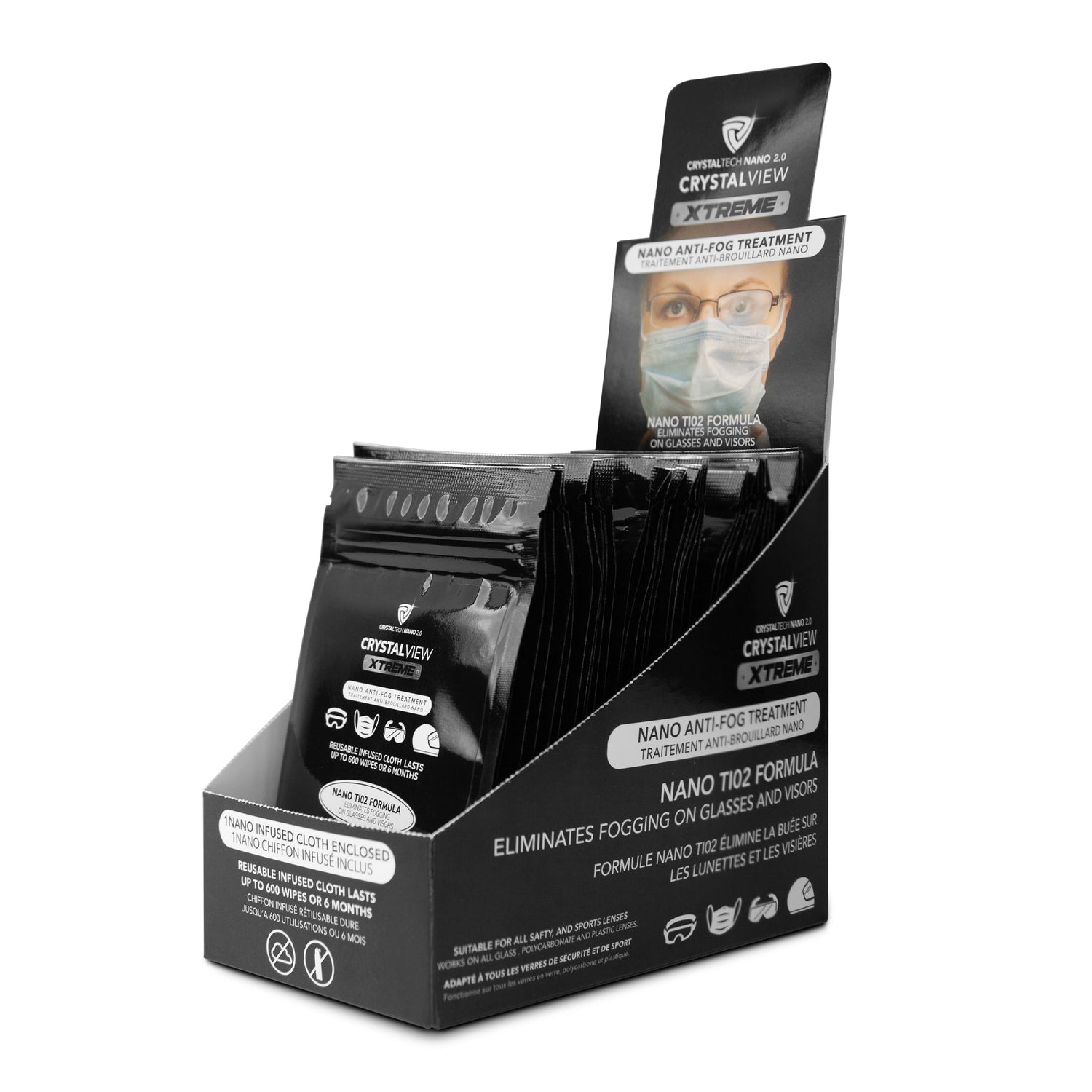Crystaltech CrystalView Xtreme Nano Anti-Fog Treatment (15381-HYP) Jupiter Gear Home