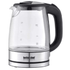 Better Chef 1100W 7-Cup Cordless Electric Borosilicate Glass Kettle with Stainless Steel Accents Jupiter Gear Home