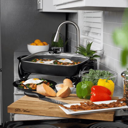 Presto 16-Inch Extra Large Non-Stick Skillet with Glass Lid Jupiter Gear Home