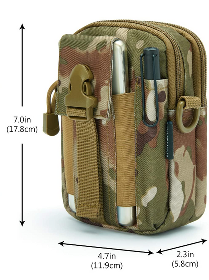 JupiterGear Tactical MOLLE Military Pouch Waist Bag for Hiking, Running and Outdoor Activities Jupiter Gear Home