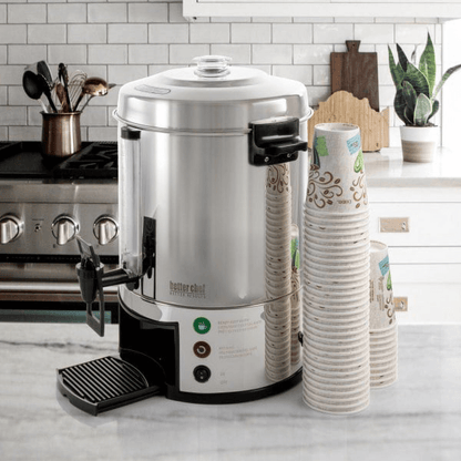 Better Chef 100 Cup Stainless Steel Urn Coffeemaker Jupiter Gear Home