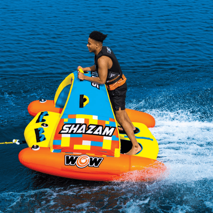 WOW Watersports DC Comics Shazam 1 and 2-Person Towable with Multiple Handles Jupiter Gear Home