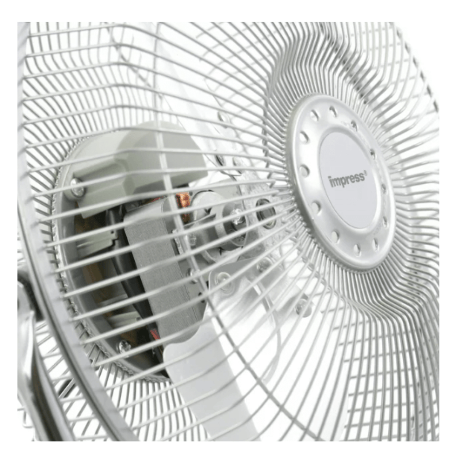 Impress All-Metal 9" High Velocity Floor Fan Jupiter Gear Home