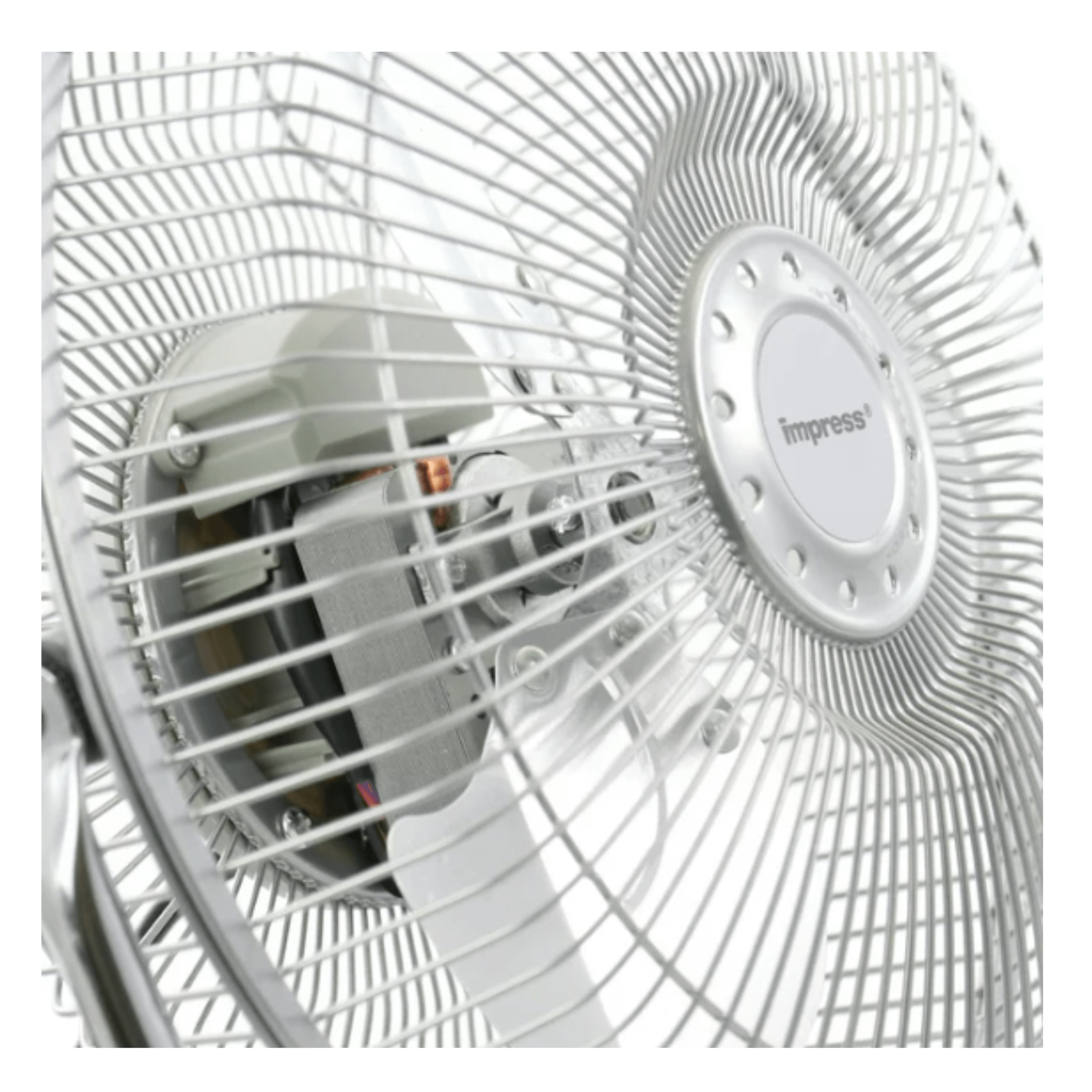 Impress All-Metal 9" High Velocity Floor Fan Jupiter Gear Home