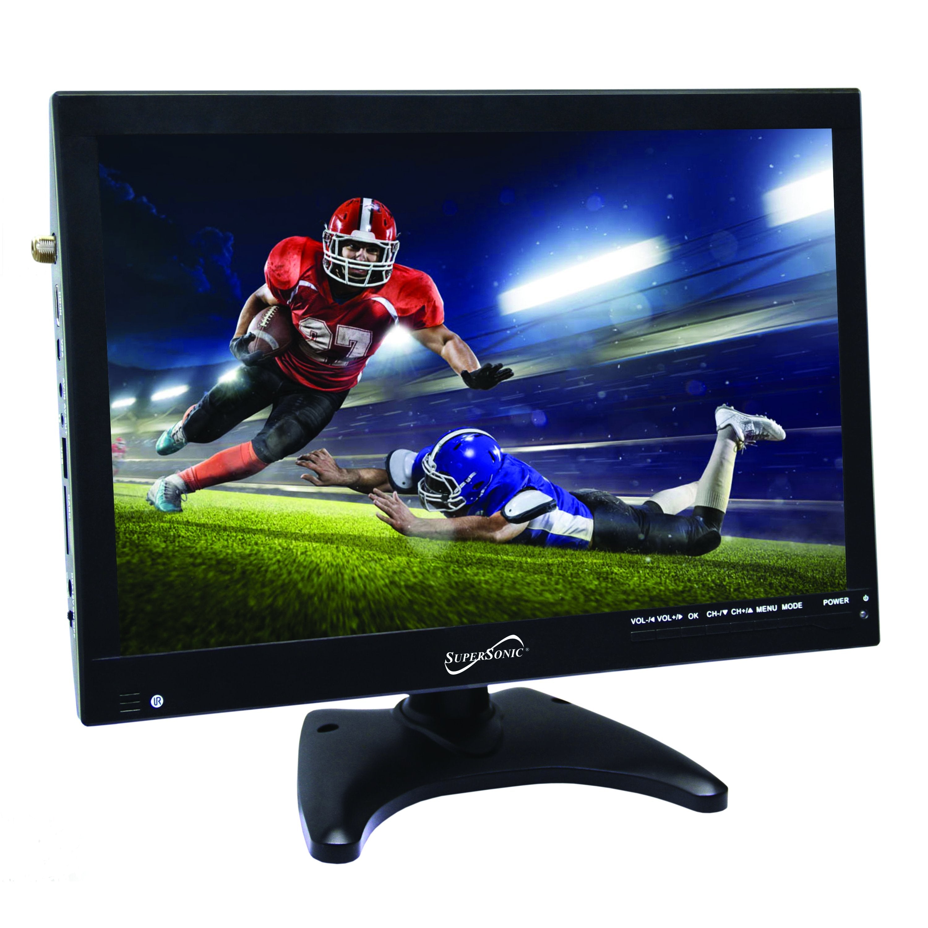 Supersonic 14" Portable Digital LED TV with USB, SD and HDMI Inputs (SC-2814) Jupiter Gear Home