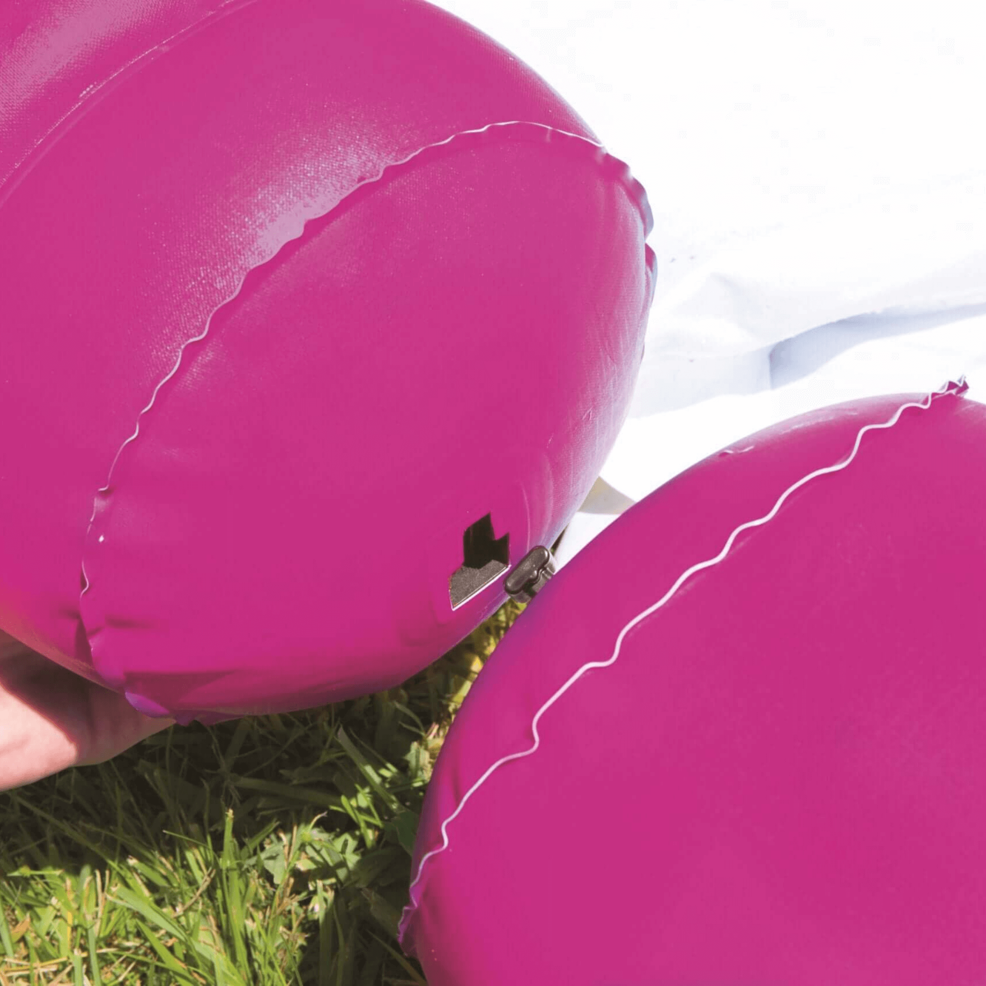 WOW Watersports Strike Zone Water Slide w 6 Giant Inflatable Bowling Pins and Sprinkler Jupiter Gear Home