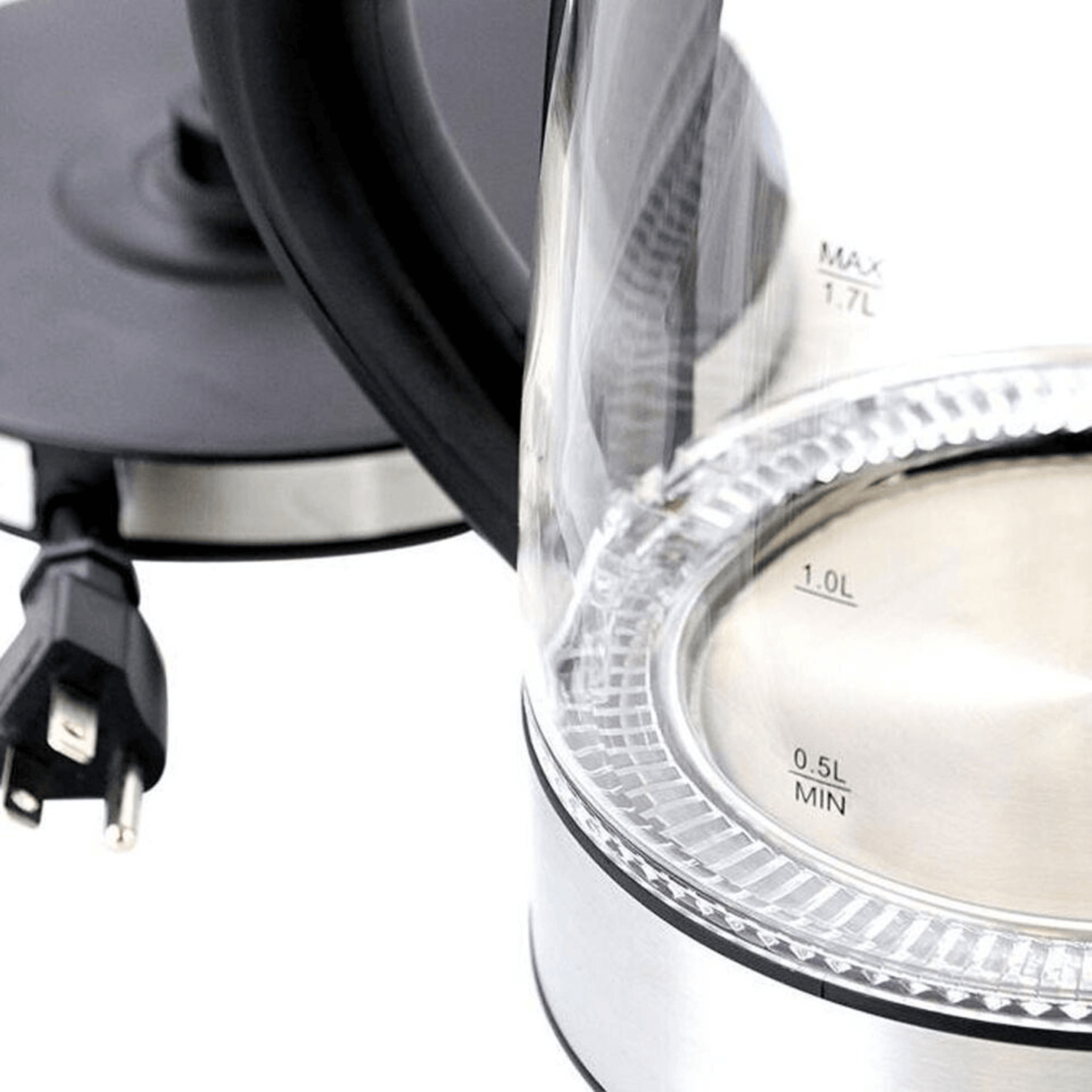Better Chef 1500W 7-Cup Cordless Electric Borosilicate Glass Kettle with 360 Degree Swivel Base Jupiter Gear Home