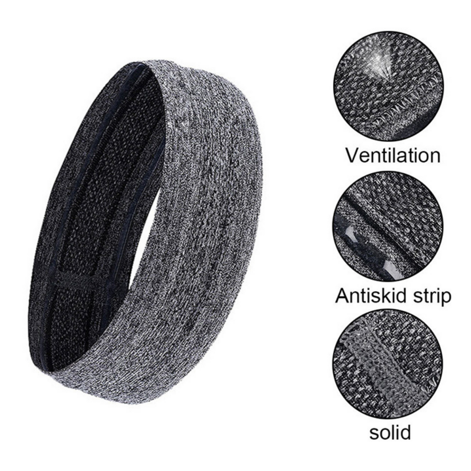 JupiterGear Sport and Fitness Sweat Wicking Fitness Headband  for Yoga, Running and Exercise Jupiter Gear Home
